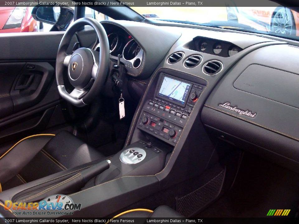 2007 Lamborghini Gallardo Spyder Nero Noctis (Black) / Nero Perseus Photo #14