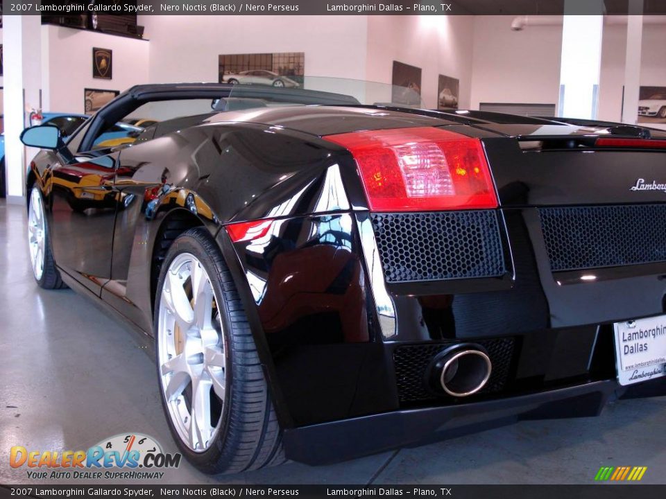 2007 Lamborghini Gallardo Spyder Nero Noctis (Black) / Nero Perseus Photo #17