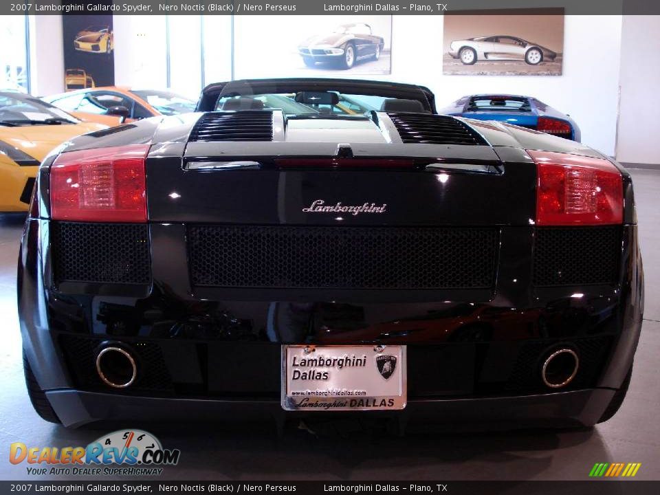 2007 Lamborghini Gallardo Spyder Nero Noctis (Black) / Nero Perseus Photo #20