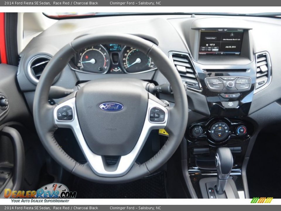 Dashboard of 2014 Ford Fiesta SE Sedan Photo #10