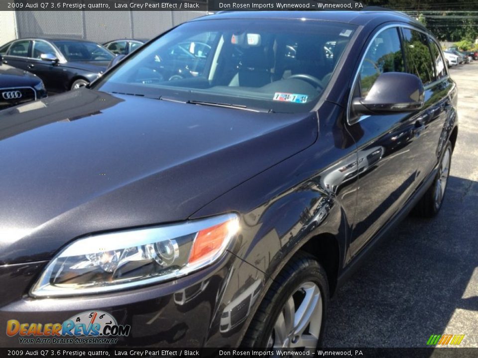 2009 Audi Q7 3.6 Prestige quattro Lava Grey Pearl Effect / Black Photo #2