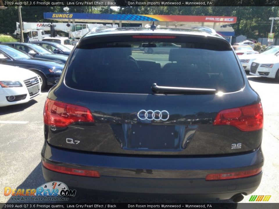 2009 Audi Q7 3.6 Prestige quattro Lava Grey Pearl Effect / Black Photo #8