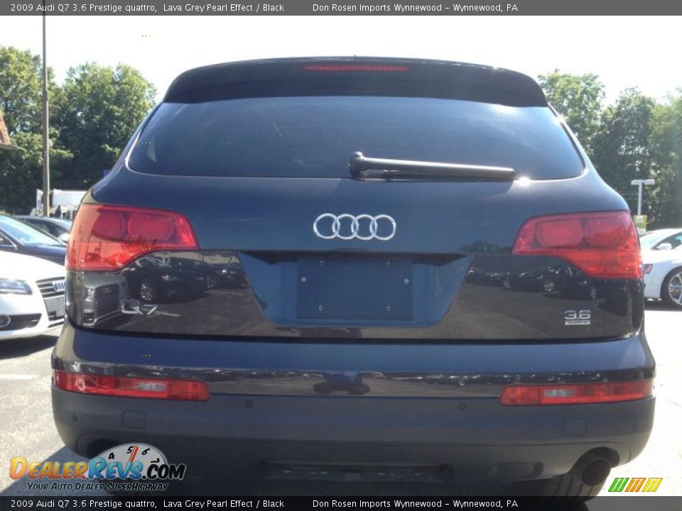 2009 Audi Q7 3.6 Prestige quattro Lava Grey Pearl Effect / Black Photo #9