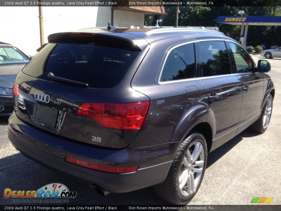 2009 Audi Q7 3.6 Prestige quattro Lava Grey Pearl Effect / Black Photo #10