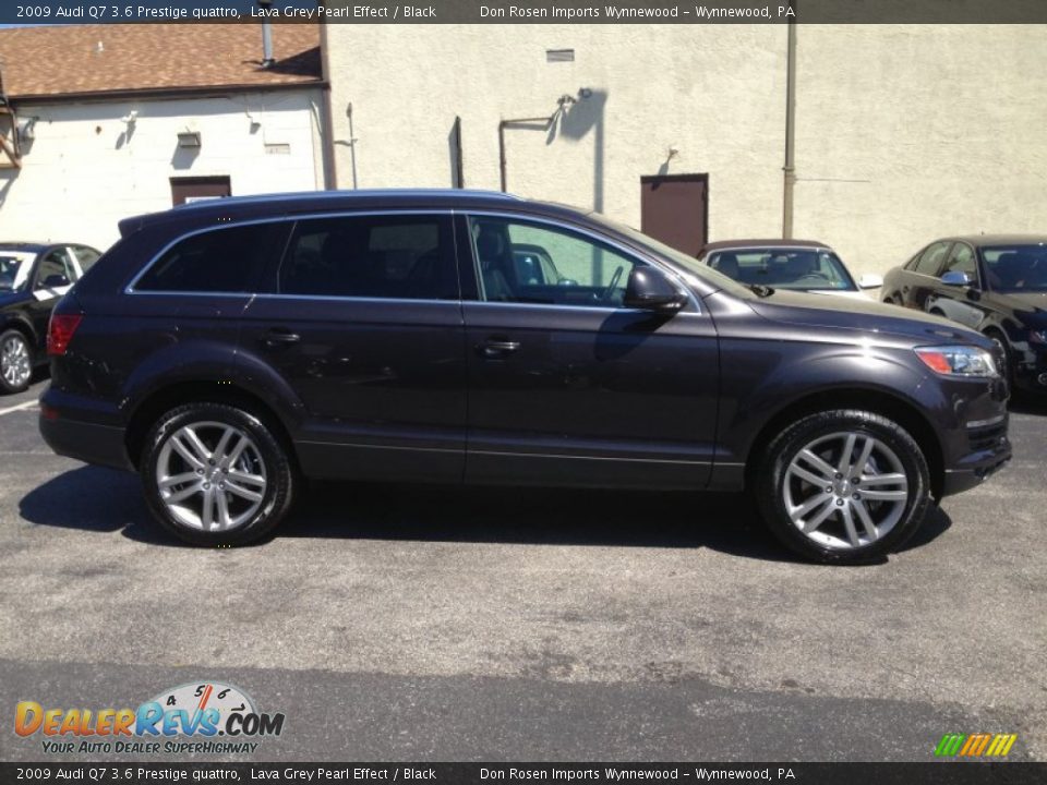 2009 Audi Q7 3.6 Prestige quattro Lava Grey Pearl Effect / Black Photo #13