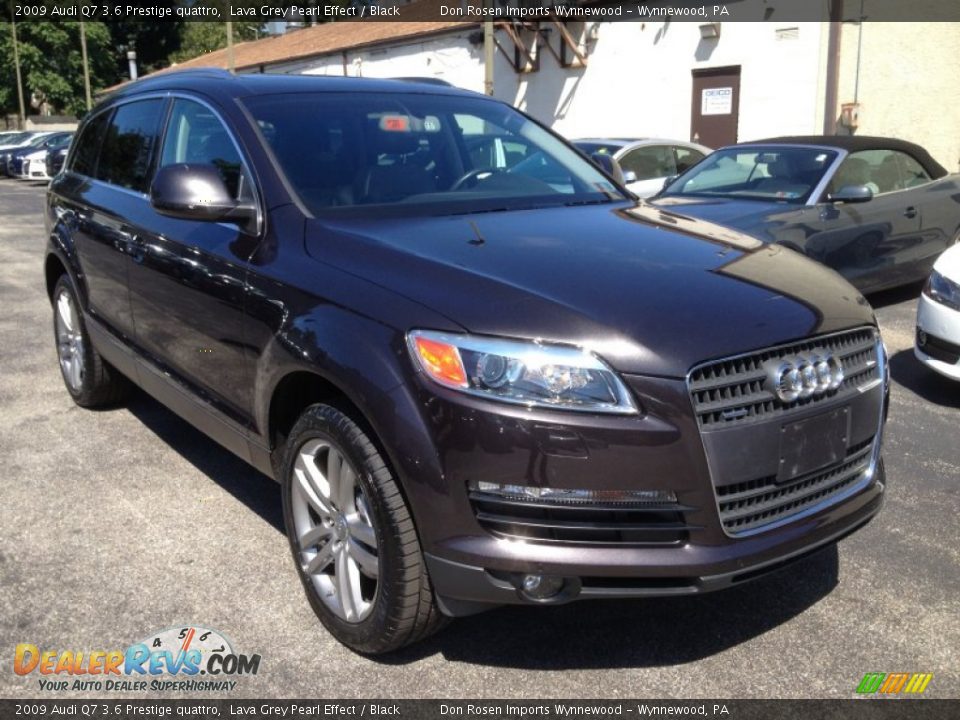 2009 Audi Q7 3.6 Prestige quattro Lava Grey Pearl Effect / Black Photo #14