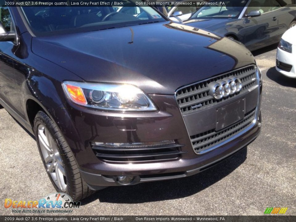 2009 Audi Q7 3.6 Prestige quattro Lava Grey Pearl Effect / Black Photo #16