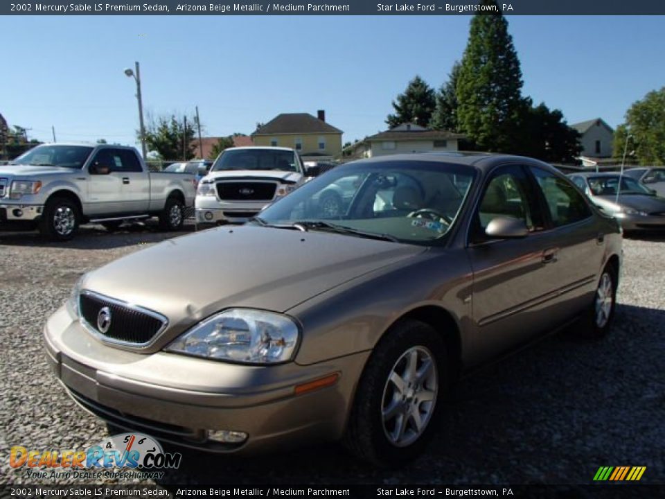 2002 Mercury Sable LS Premium Sedan Arizona Beige Metallic / Medium Parchment Photo #1