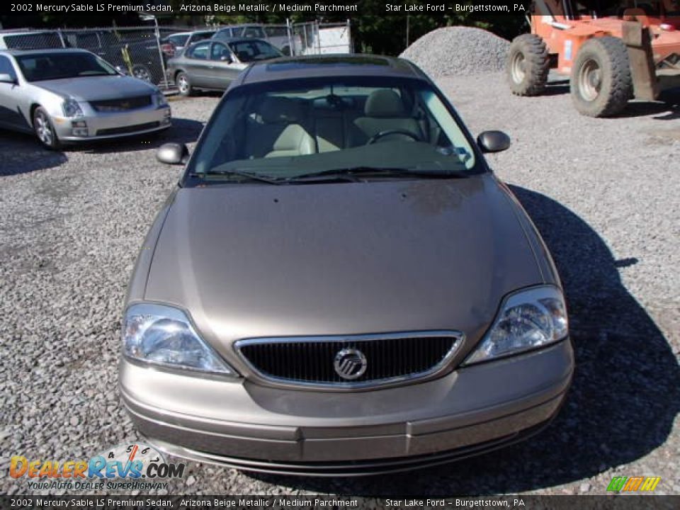 2002 Mercury Sable LS Premium Sedan Arizona Beige Metallic / Medium Parchment Photo #2