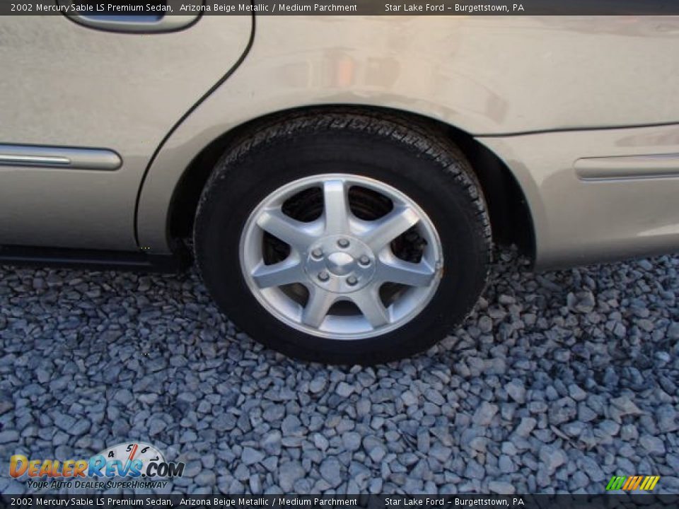 2002 Mercury Sable LS Premium Sedan Arizona Beige Metallic / Medium Parchment Photo #7