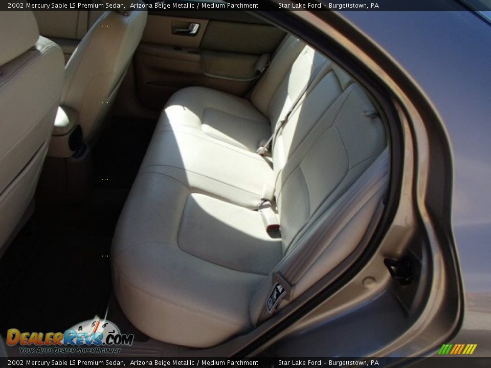 Rear Seat of 2002 Mercury Sable LS Premium Sedan Photo #9