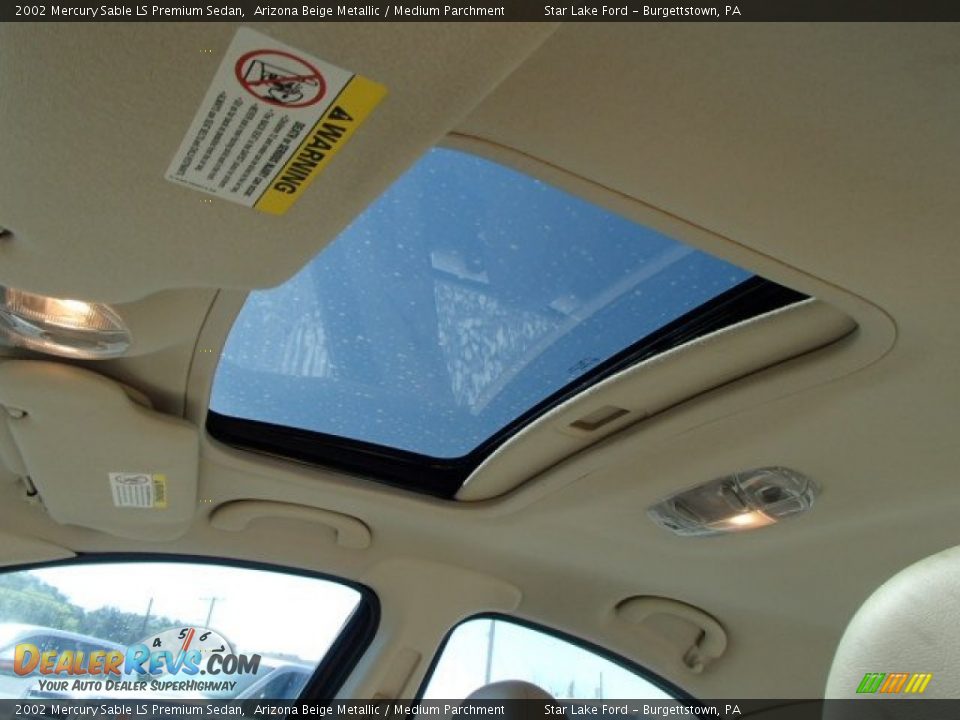 2002 Mercury Sable LS Premium Sedan Arizona Beige Metallic / Medium Parchment Photo #10