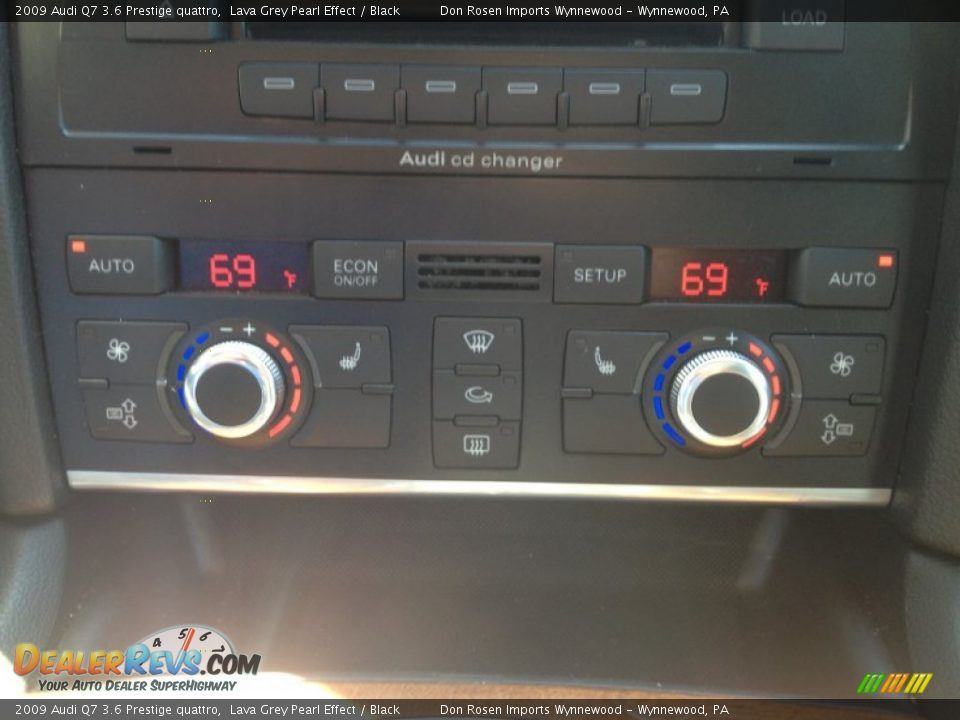 2009 Audi Q7 3.6 Prestige quattro Lava Grey Pearl Effect / Black Photo #31