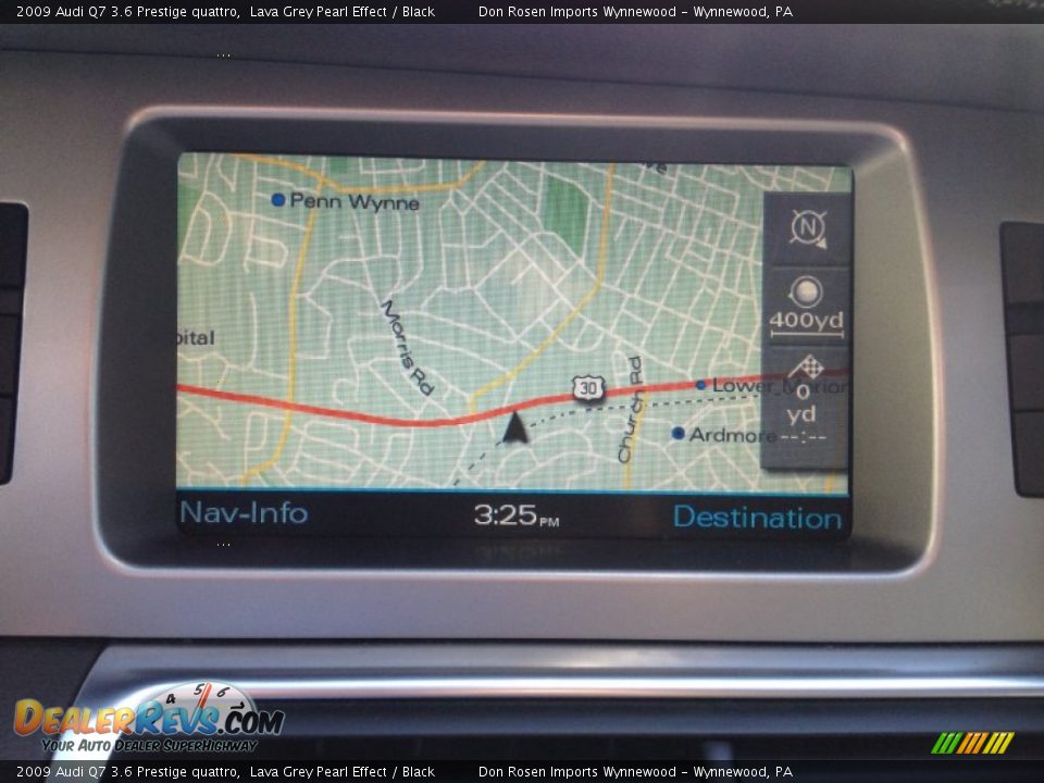 2009 Audi Q7 3.6 Prestige quattro Lava Grey Pearl Effect / Black Photo #33