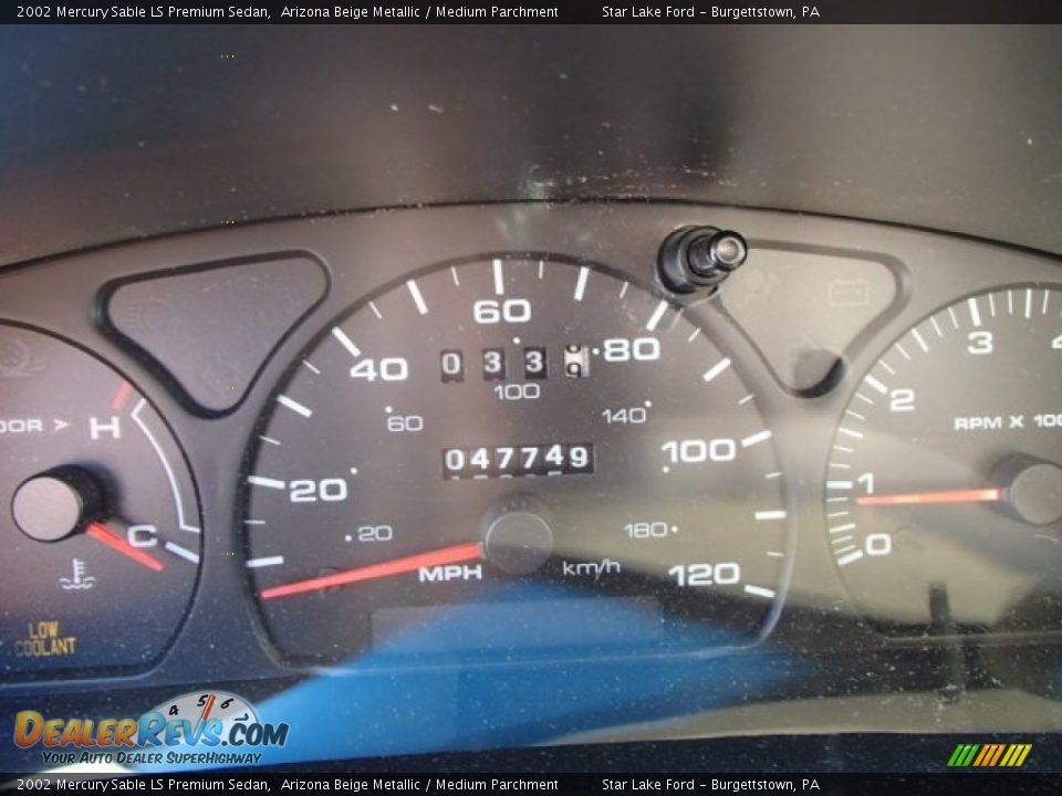 2002 Mercury Sable LS Premium Sedan Arizona Beige Metallic / Medium Parchment Photo #14
