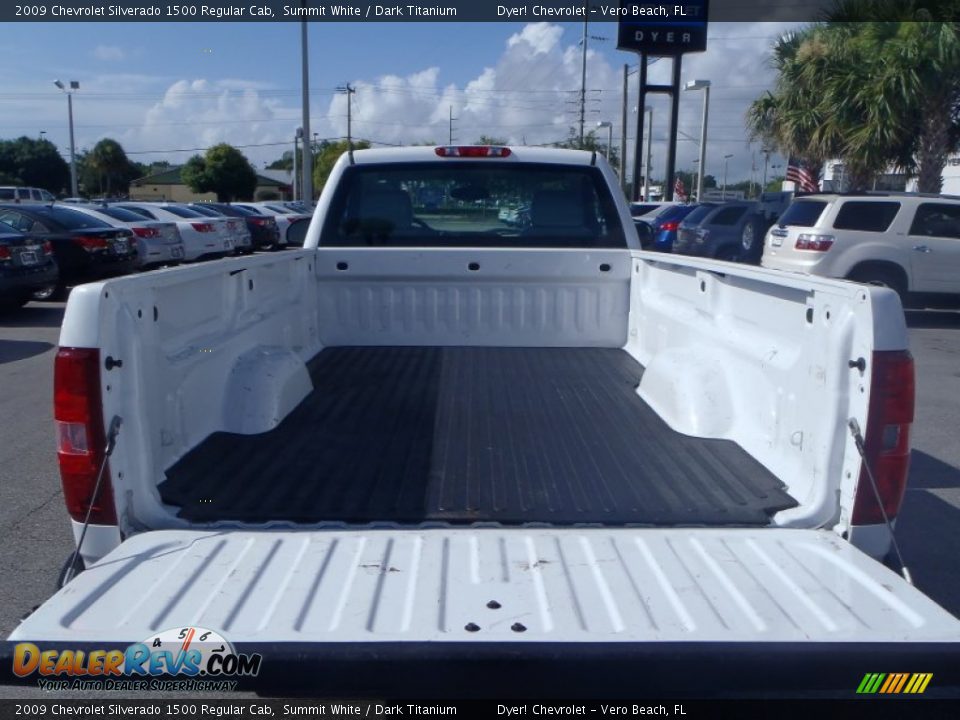 2009 Chevrolet Silverado 1500 Regular Cab Summit White / Dark Titanium Photo #5