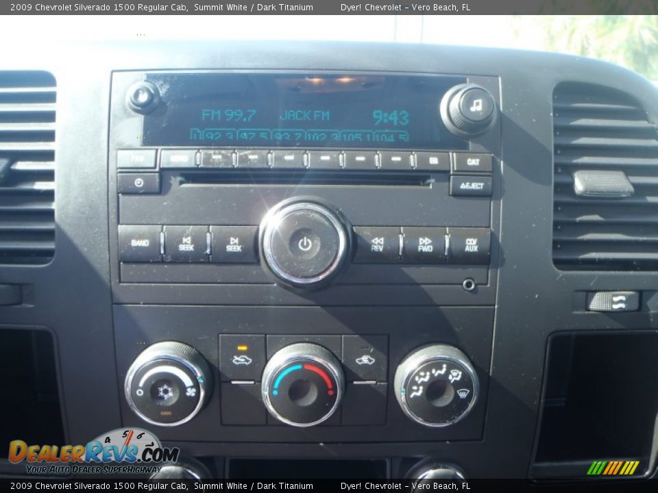 2009 Chevrolet Silverado 1500 Regular Cab Summit White / Dark Titanium Photo #16