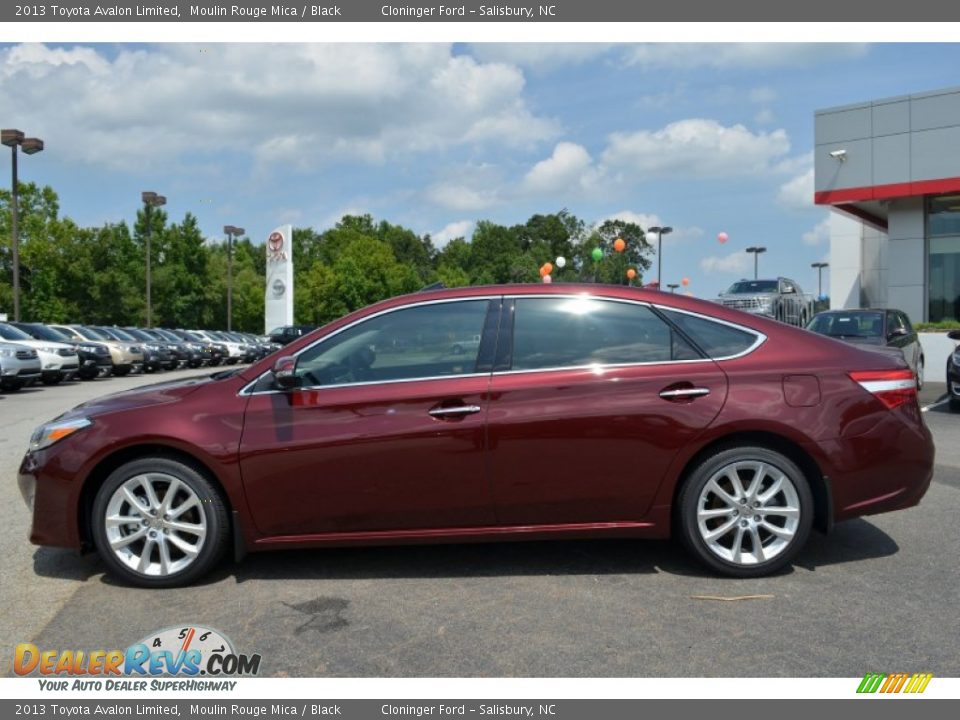 2013 Toyota Avalon Limited Moulin Rouge Mica / Black Photo #2