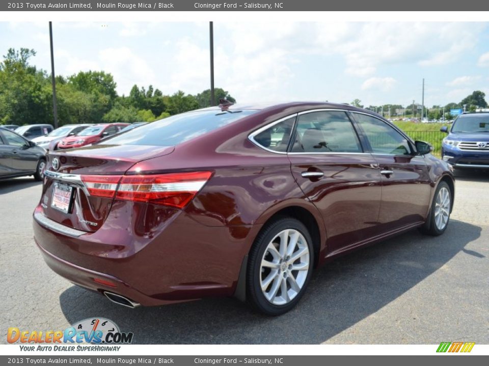 2013 Toyota Avalon Limited Moulin Rouge Mica / Black Photo #5