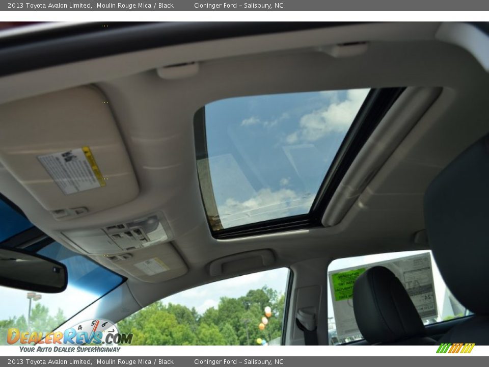 2013 Toyota Avalon Limited Moulin Rouge Mica / Black Photo #10
