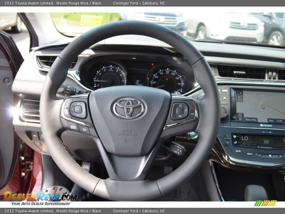 2013 Toyota Avalon Limited Moulin Rouge Mica / Black Photo #13