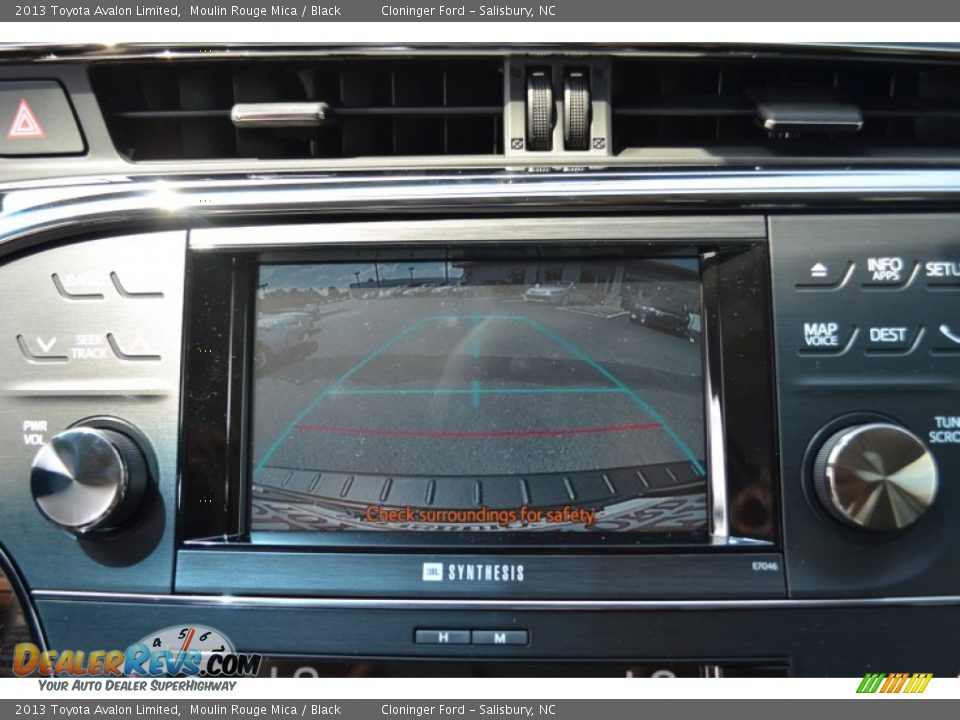 2013 Toyota Avalon Limited Moulin Rouge Mica / Black Photo #14