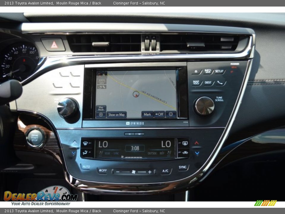 2013 Toyota Avalon Limited Moulin Rouge Mica / Black Photo #15