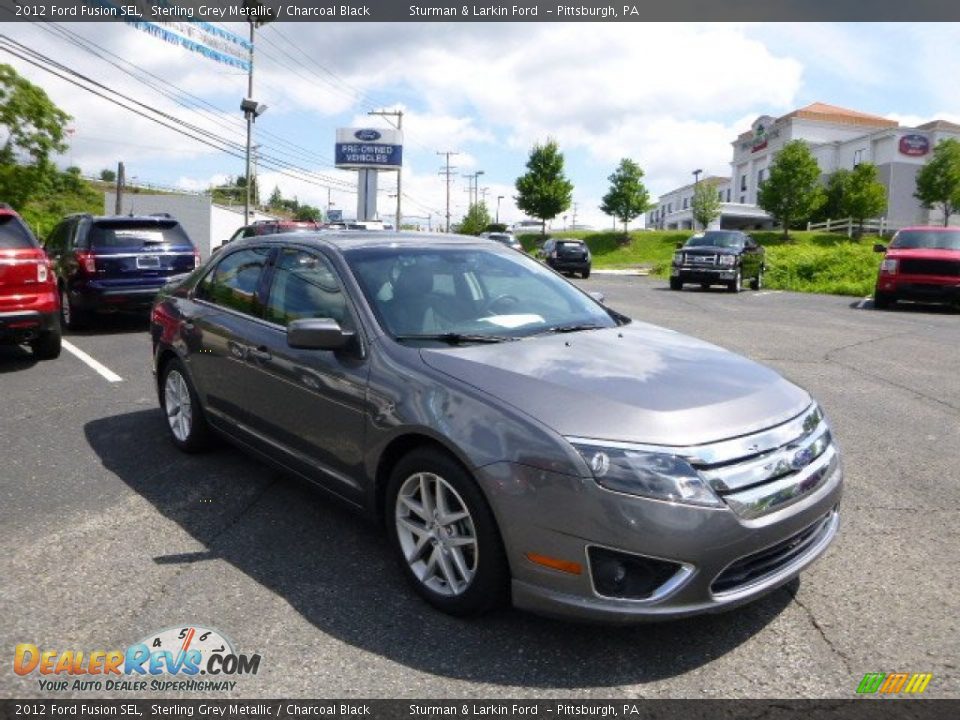 2012 Ford Fusion SEL Sterling Grey Metallic / Charcoal Black Photo #1