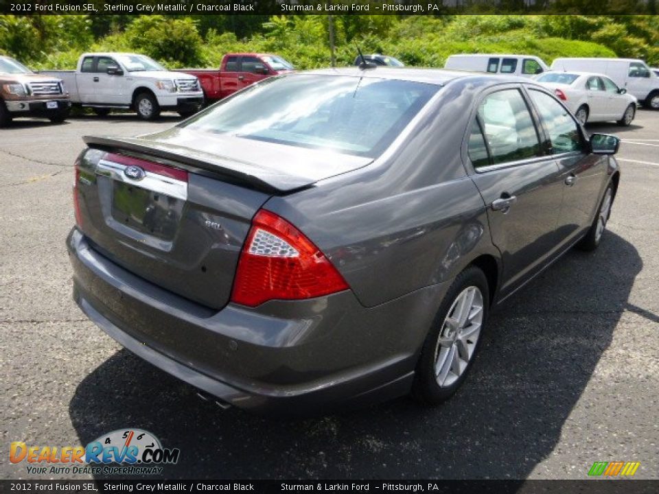 2012 Ford Fusion SEL Sterling Grey Metallic / Charcoal Black Photo #2