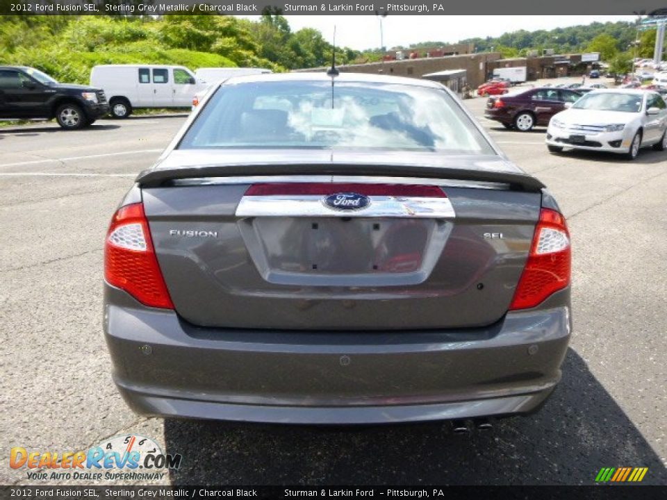 2012 Ford Fusion SEL Sterling Grey Metallic / Charcoal Black Photo #3