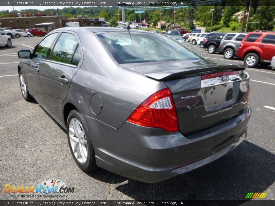 2012 Ford Fusion SEL Sterling Grey Metallic / Charcoal Black Photo #4