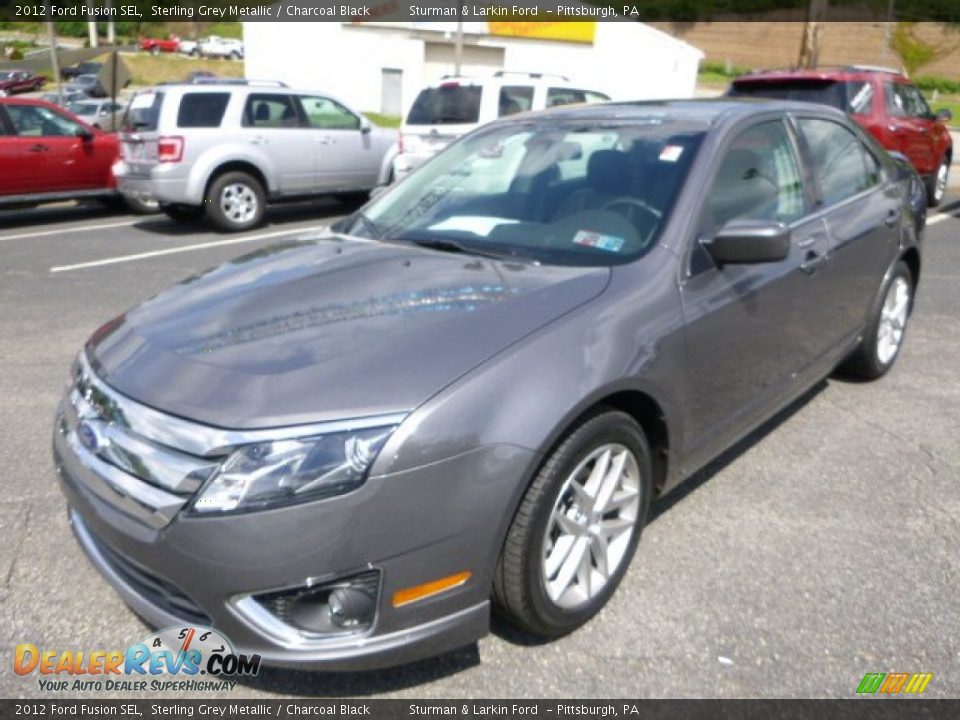 2012 Ford Fusion SEL Sterling Grey Metallic / Charcoal Black Photo #5