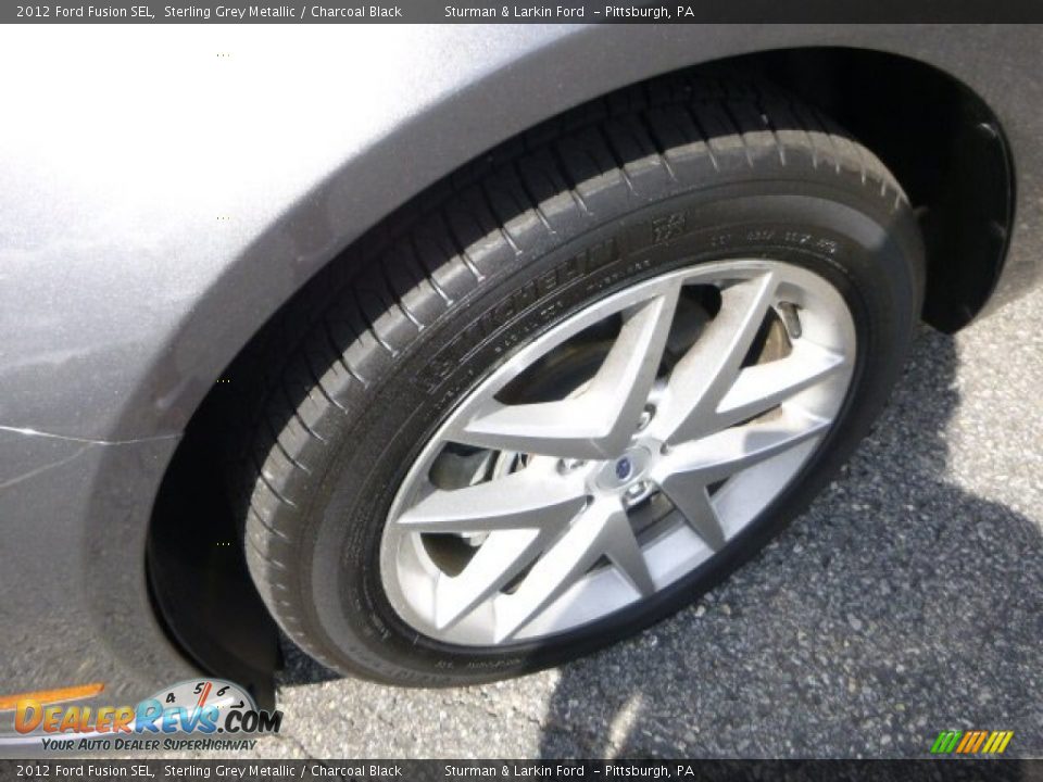 2012 Ford Fusion SEL Sterling Grey Metallic / Charcoal Black Photo #7