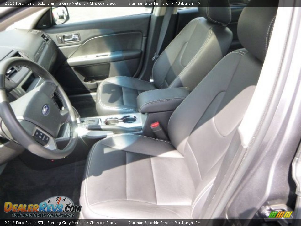 2012 Ford Fusion SEL Sterling Grey Metallic / Charcoal Black Photo #8