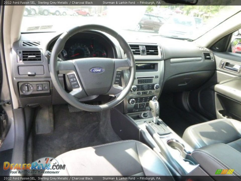 2012 Ford Fusion SEL Sterling Grey Metallic / Charcoal Black Photo #10
