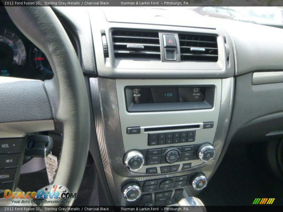 2012 Ford Fusion SEL Sterling Grey Metallic / Charcoal Black Photo #13