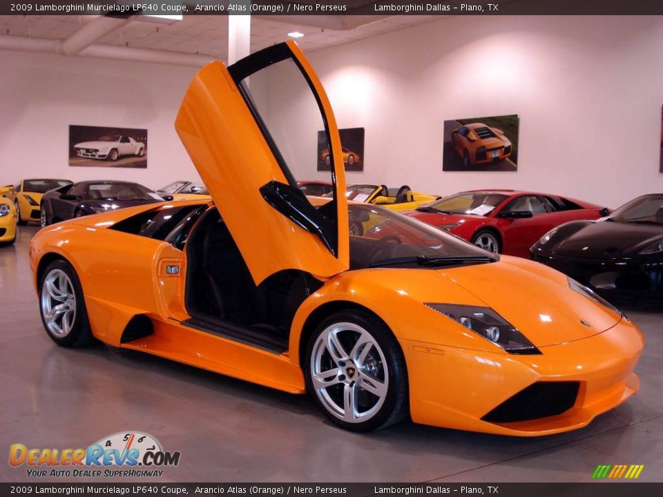 2009 Lamborghini Murcielago LP640 Coupe Arancio Atlas (Orange) / Nero Perseus Photo #3