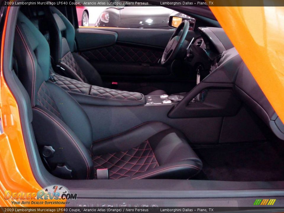 Nero Perseus Interior - 2009 Lamborghini Murcielago LP640 Coupe Photo #11