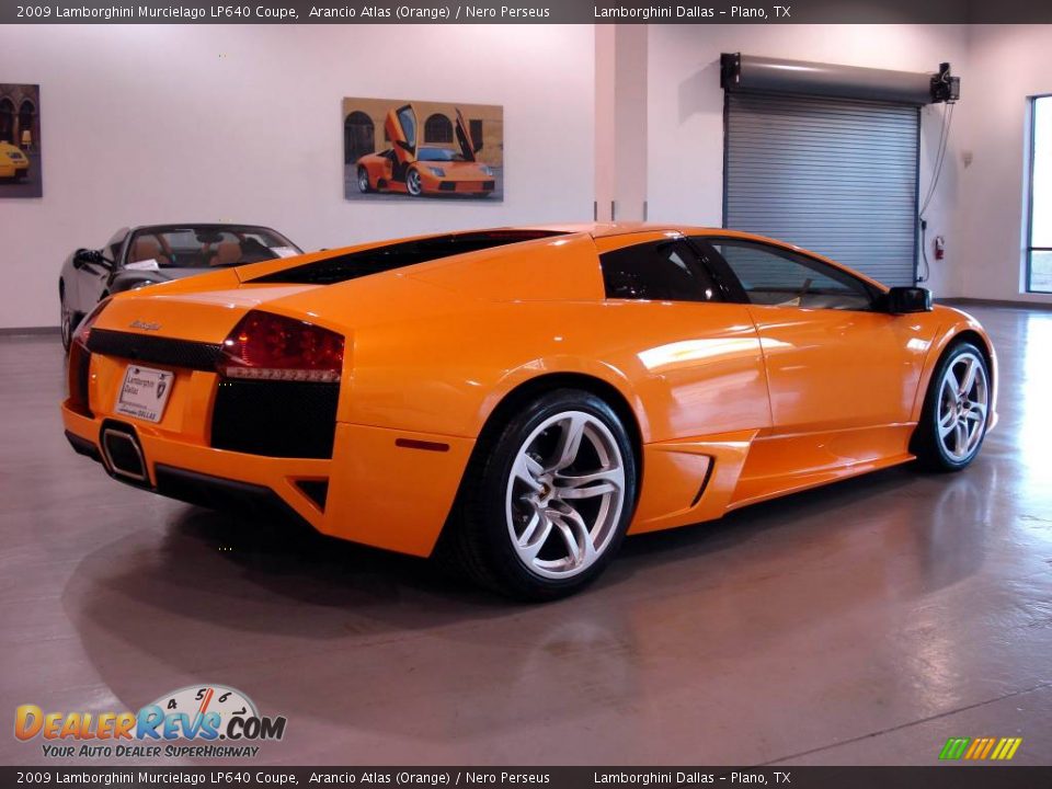 2009 Lamborghini Murcielago LP640 Coupe Arancio Atlas (Orange) / Nero Perseus Photo #13