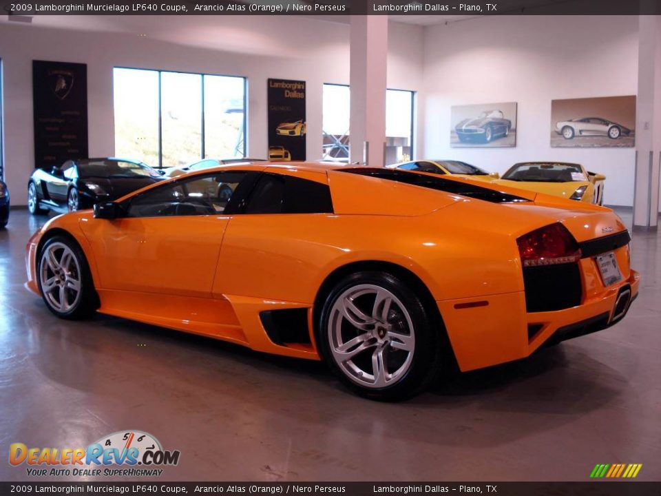 2009 Lamborghini Murcielago LP640 Coupe Arancio Atlas (Orange) / Nero Perseus Photo #14