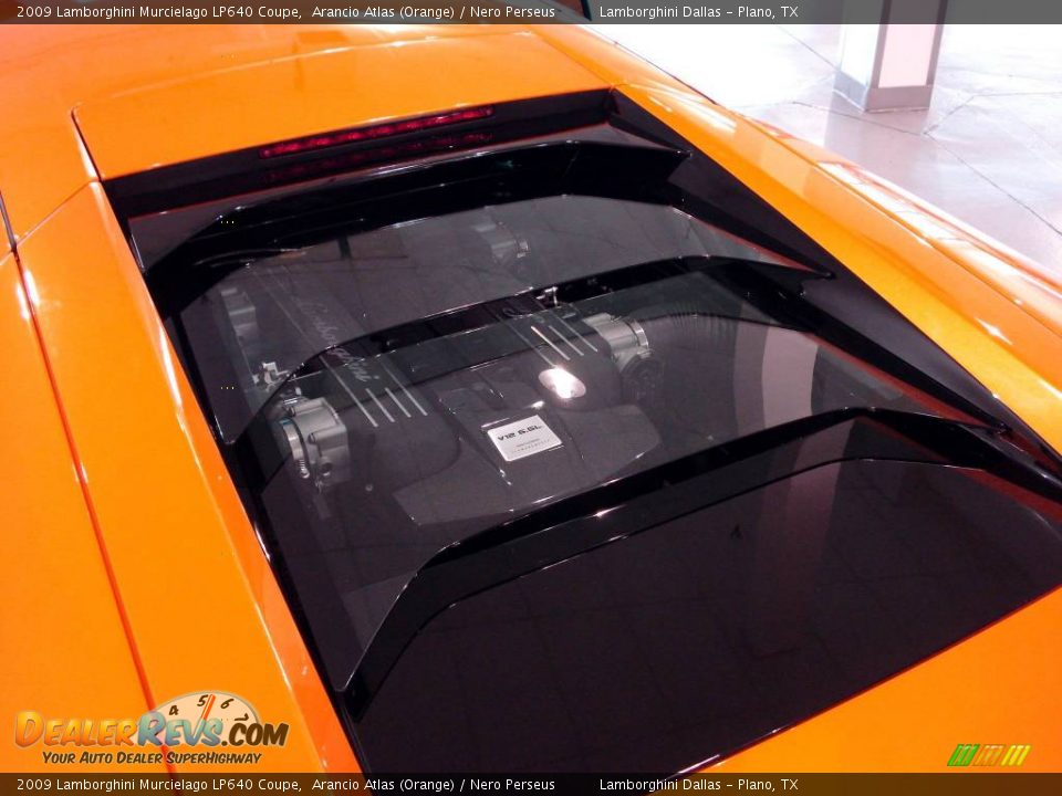 2009 Lamborghini Murcielago LP640 Coupe Arancio Atlas (Orange) / Nero Perseus Photo #15