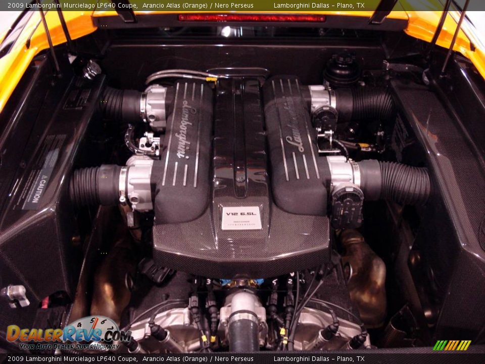 2009 Lamborghini Murcielago LP640 Coupe 6.5 Liter DOHC 48-Valve VVT V12 Engine Photo #16