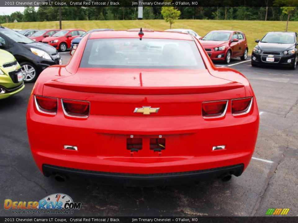 2013 Chevrolet Camaro LT Coupe Crystal Red Tintcoat / Black Photo #6