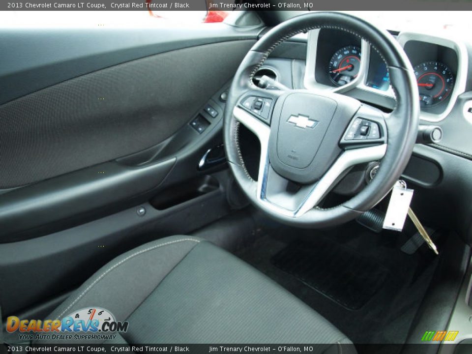 2013 Chevrolet Camaro LT Coupe Crystal Red Tintcoat / Black Photo #11