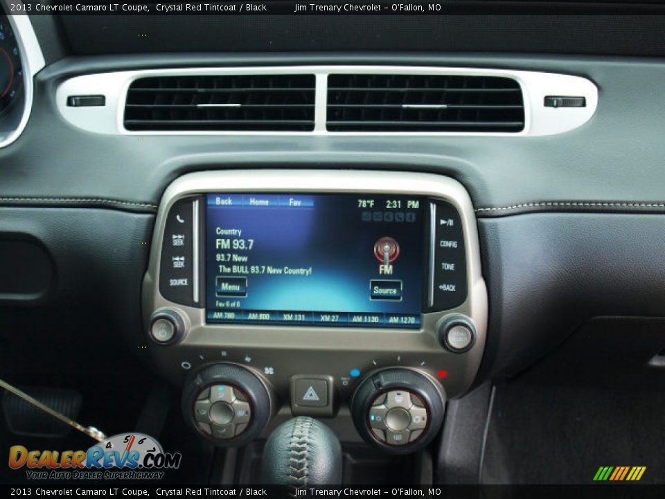 2013 Chevrolet Camaro LT Coupe Crystal Red Tintcoat / Black Photo #12