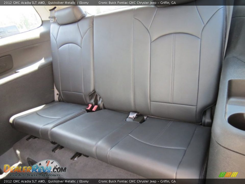 Rear Seat of 2012 GMC Acadia SLT AWD Photo #15