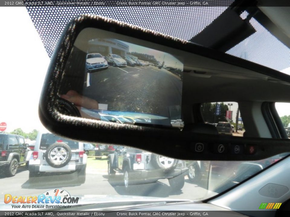 2012 GMC Acadia SLT AWD Quicksilver Metallic / Ebony Photo #27