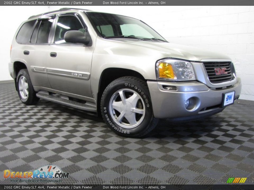 2002 GMC Envoy SLT 4x4 Pewter Metallic / Dark Pewter Photo #1