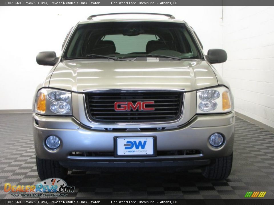 2002 GMC Envoy SLT 4x4 Pewter Metallic / Dark Pewter Photo #2