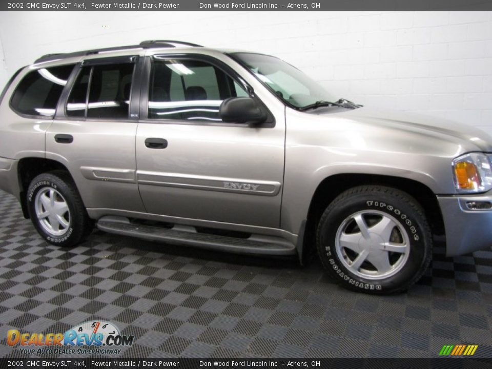 2002 GMC Envoy SLT 4x4 Pewter Metallic / Dark Pewter Photo #3